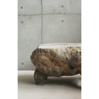 木塊 自然木台　X638 