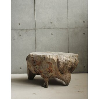 木塊 自然木台　X638 