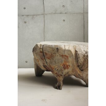 木塊 自然木台　X638 