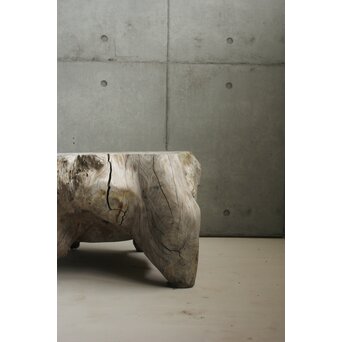 木塊 自然木台　X638 