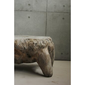 木塊 自然木台　X638 