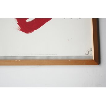 アントニ タピエス Antoni Tàpies【Homage to Vincent van Gogh】1988年版ポスター　Z825 