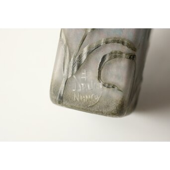 ドームナンシー Daum Nancy 小瓶 小壺 花瓶 ガラス　Y066 