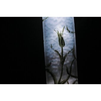 ドームナンシー Daum Nancy 小瓶 小壺 花瓶 ガラス　Y066 