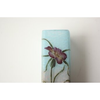 ドームナンシー Daum Nancy 小瓶 小壺 花瓶 ガラス　Y066 