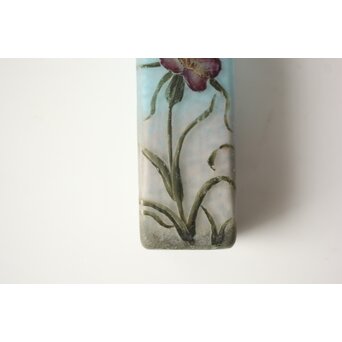 ドームナンシー Daum Nancy 小瓶 小壺 花瓶 ガラス　Y066 