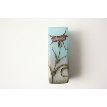 ドームナンシー Daum Nancy 小瓶 小壺 花瓶 ガラス　Y066 