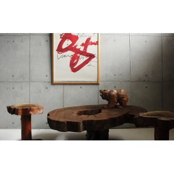 埋もれ木の天板　X639