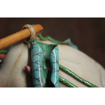 森有節 萬古焼 蓮型急須　P638 