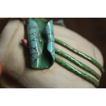 森有節 萬古焼 蓮型急須　P638 