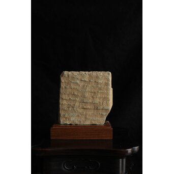 ガンダーラ美術 緑岩 仏伝 浮彫レリーフ彫刻　X640 