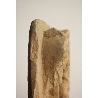 ガンダーラ美術 緑岩 仏伝 浮彫レリーフ彫刻　X640 