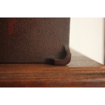 大垣昌訓 唐物写 乾漆玉取獅子香炉 共箱　Q403 