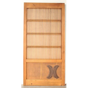 細身格子蔵戸　W0245