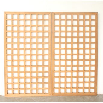 中型 升格子建具 在庫4枚　L1212 AB ウラ