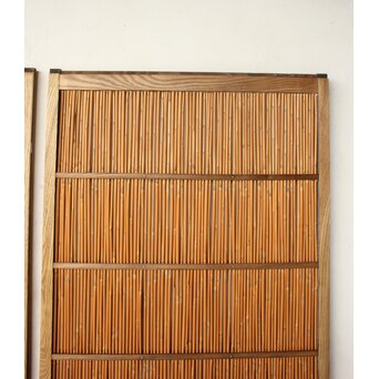 栗框 蒲穂戸/簀戸S 2枚1組　F301 