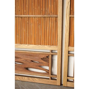 栗框 蒲穂戸/簀戸S 2枚1組　F301 