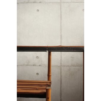 端材と竹の棚　U409 