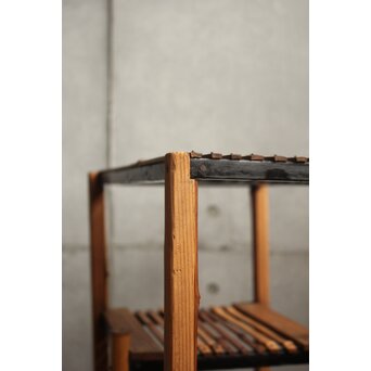 端材と竹の棚　U409 