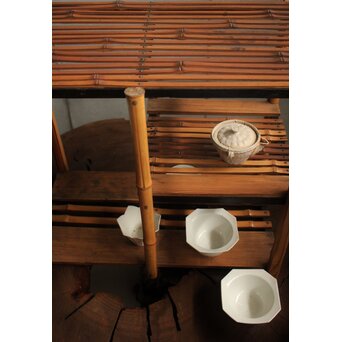 端材と竹の棚　U409 