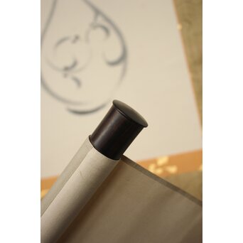 穐月明 【すすき一本】 紙本掛軸　Z833 