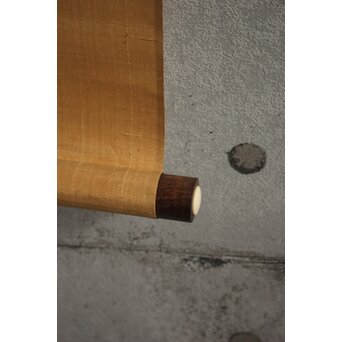 穐月明【菊慈童】紙本掛軸　Z834 