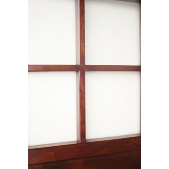 ポリカーボネート 総欅 巾着升格子蔵戸　W0246 