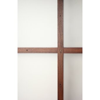 ポリカーボネート 総欅 巾着升格子蔵戸　W0246 