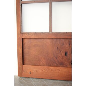 ポリカーボネート 総欅 巾着升格子蔵戸　W0246 