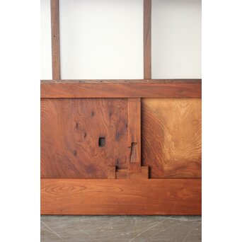 ポリカーボネート 総欅 巾着升格子蔵戸　W0246 