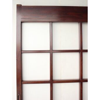 ポリカーボネート 総欅 巾着升格子蔵戸　W0246 