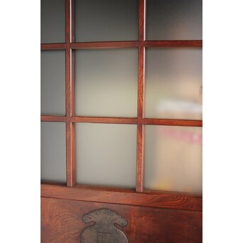 ポリカーボネート 総欅 巾着升格子蔵戸　W0246 