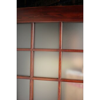 ポリカーボネート 総欅 巾着升格子蔵戸　W0246 