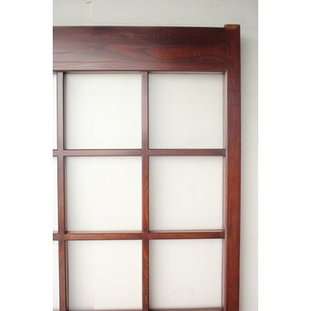 ポリカーボネート 総欅 巾着升格子蔵戸　W0246 