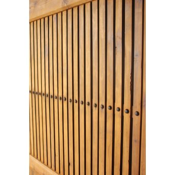 素朴な格子蔵戸　W0247 