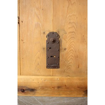 素朴な格子蔵戸　W0247 