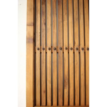 素朴な格子蔵戸　W0247 