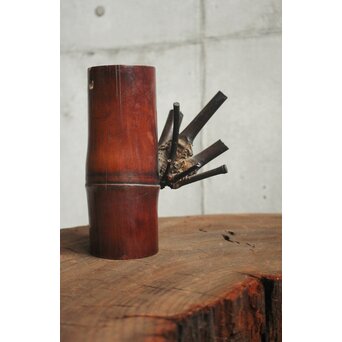 古奇竹 掛花入　U411 