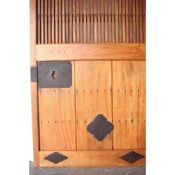 欅の格子蔵戸　W0251 