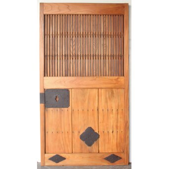 欅の格子蔵戸　W0251