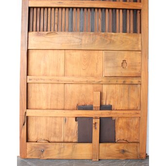 欅の格子蔵戸　W0251 