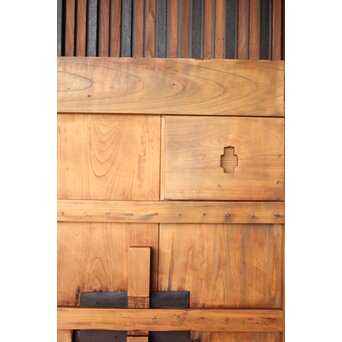 欅の格子蔵戸　W0251 