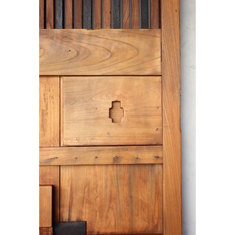 欅の格子蔵戸　W0251 