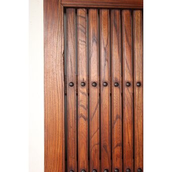 総欅格子蔵戸　W0252 