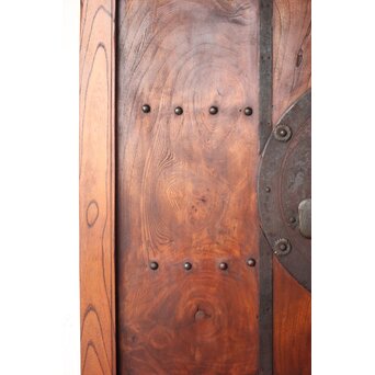 総欅格子蔵戸　W0252 