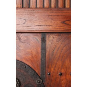 総欅格子蔵戸　W0252 