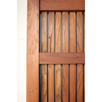 総欅格子蔵戸　W0252 