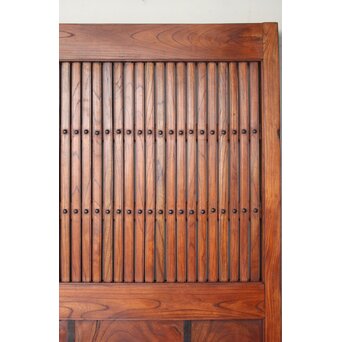 総欅格子蔵戸　W0252 