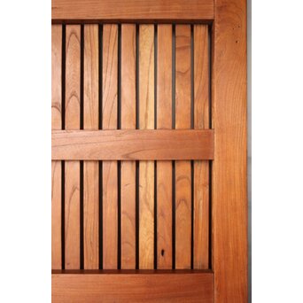 総欅格子蔵戸　W0252 
