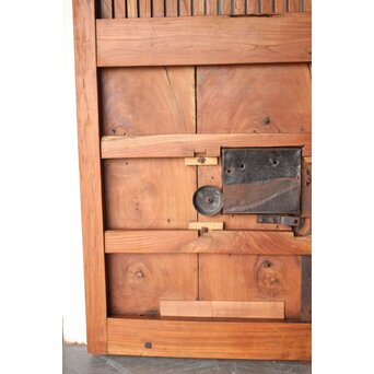 総欅格子蔵戸　W0252 